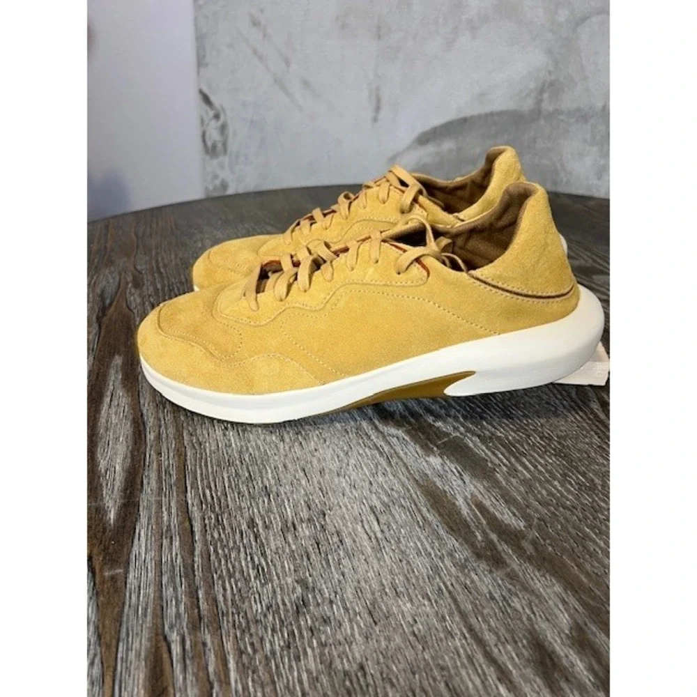 OluKai Koheo 10525-GSGS‎ Ginger Suede Leather Sneakers Men's 9.5 Lightweight